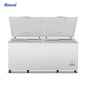 980L Double Doors Top Open Horizontal Electric Deep Chest Freezer